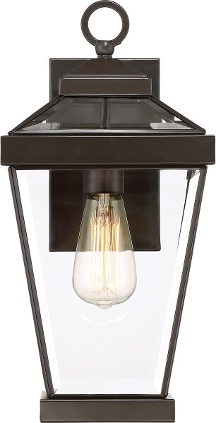 Aplică de exterior RAVINE 1xE27/60W/230V IP44 neagră Quoizel