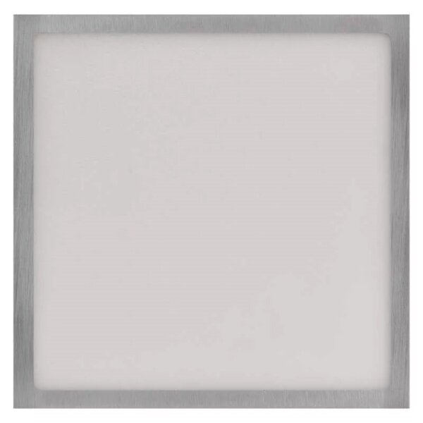 Plafonieră LED/21W/230 3000/3500/4000K 22,5x22,5 cm crom