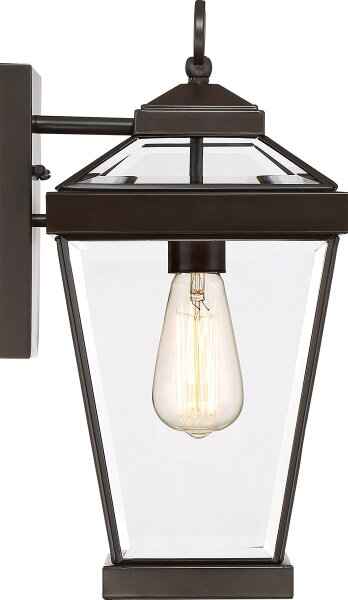 Aplică de exterior RAVINE 1xE27/60W/230V IP44 neagră Quoizel