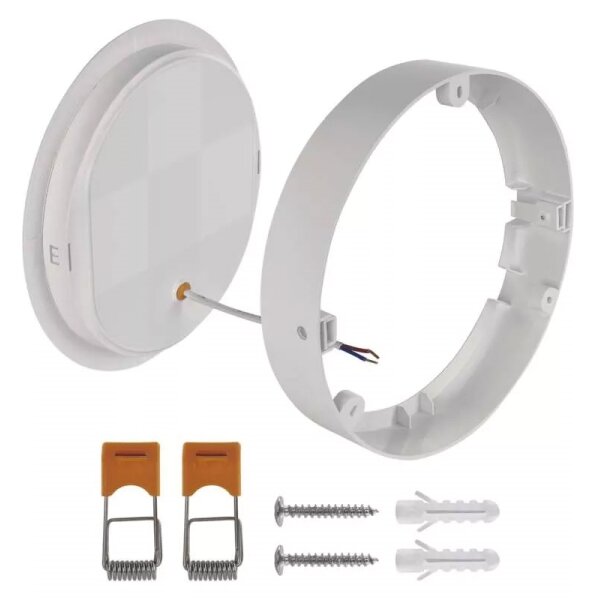 Plafonieră LED/24W/230V d. 22 cm albă