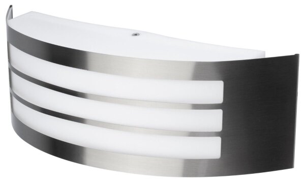 Aplică de exterior 1xE27/14W/230V IP44 crom mat