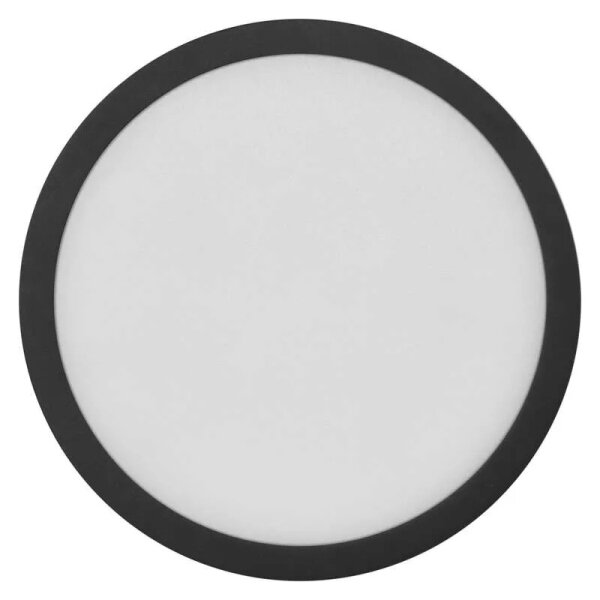Plafonieră LED/12,5W/230V 3000/3500/4000K d. 17 cm negru
