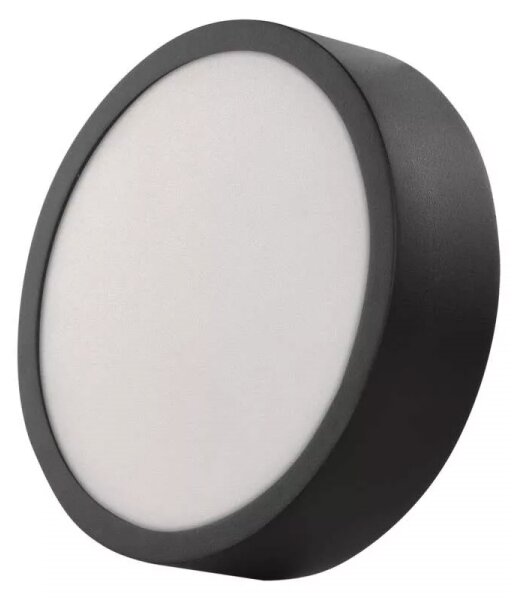 Plafonieră LED/12,5W/230V 3000/3500/4000K d. 17 cm negru