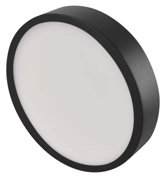 Plafonieră LED/21W/230V 3000/3500/4000K d. 22,5 cm neagră