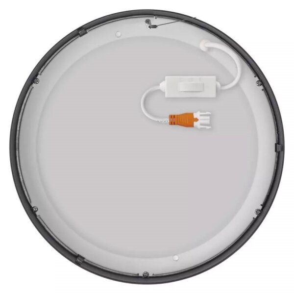 Plafonieră LED/21W/230V 3000/3500/4000K d. 22,5 cm neagră