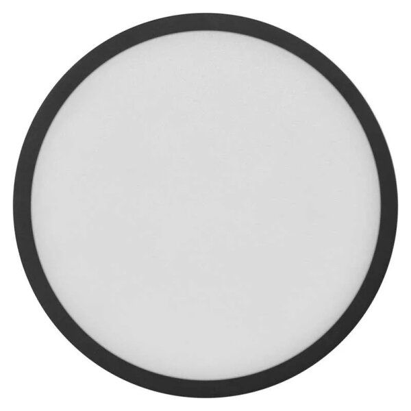 Plafonieră LED/21W/230V 3000/3500/4000K d. 22,5 cm neagră