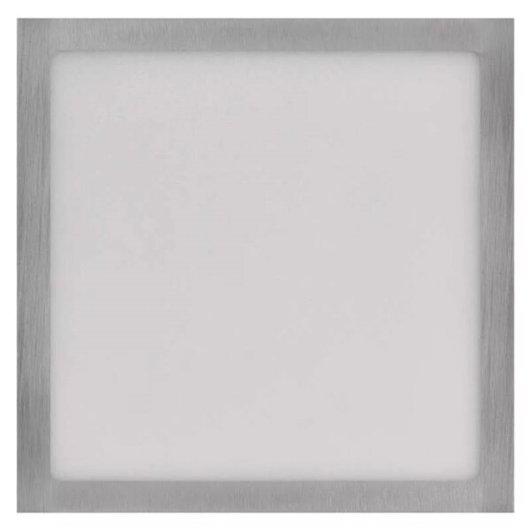 Plafonieră LED/12,5W/230V 3000/3500/4000K 17x17 cm crom