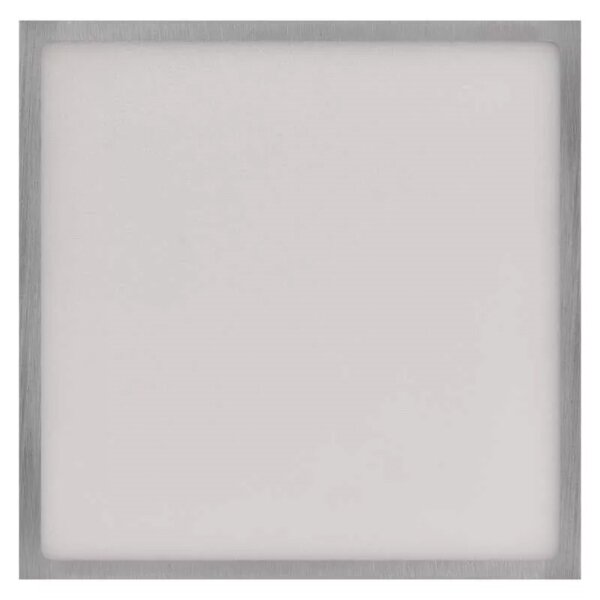 Plafonieră LED/28,5W/230V 3000/3500/4000K 30x30 cm crom