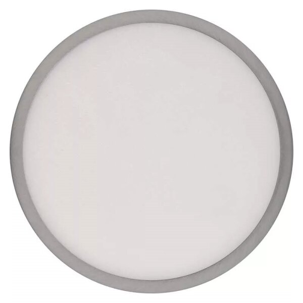 Plafonieră LED/21W/230V 3000/3500/4000K d. 22,5 cm crom