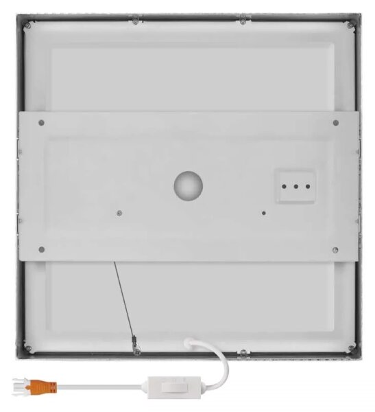 Plafonieră LED/28,5W/230V 3000/3500/4000K 30x30 cm crom