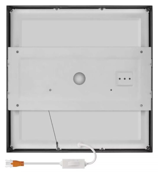 Plafonieră LED/28,5W/230V 3000/3500/4000K 30x30 cm negru
