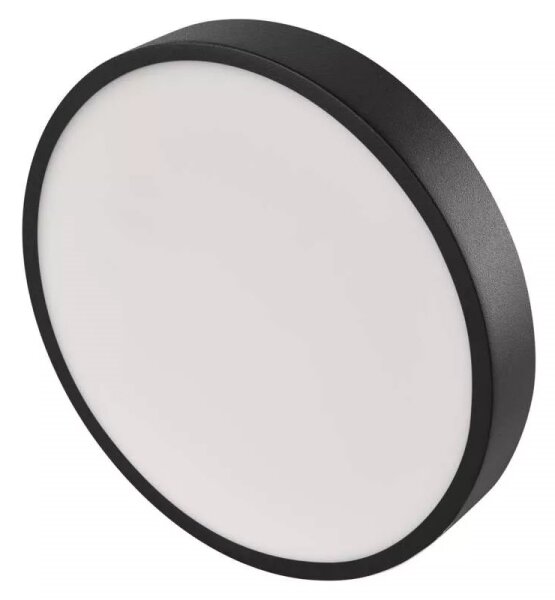 Plafonieră LED/28,5W/230V 3000/3500/4000K d. 30 cm negru