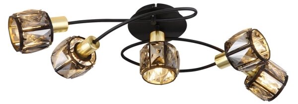 Lustră aplicată INDIANA 5xE14/40W/230V Globo 54357-5B