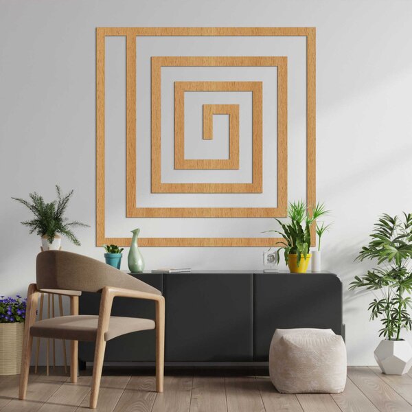 Decor geometric din lemn - WOORTLE