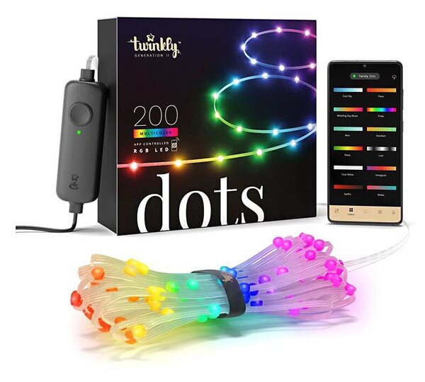 Bandă LED RGB de exterior dimabilă 200xLED 10m IP44 WiFi Twinkly TWD200STP-TEU