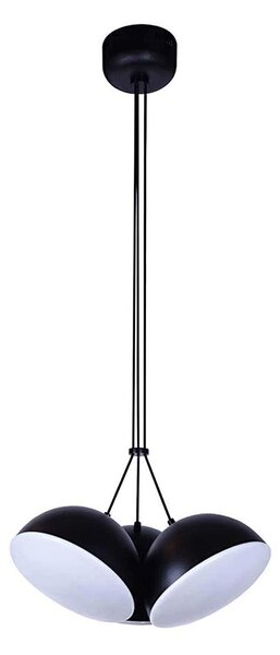 Klausen 143000 - Lustr LED CROWD 3x20W/230V pe cablu, negru