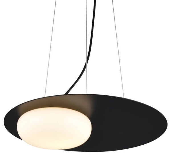 Klausen 111100 - Lustr LED PETIT 12W 230V negru pe cablu