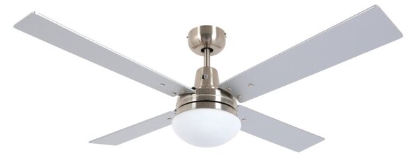 Lucci Air 210334 - Ventilator de tavan AIRFUSION 1xE27/60W/230V lemn/crom + DO