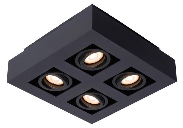 Spot LED Lucide 09119/21/30 XIRAX 4xGU10/5W/230V negru