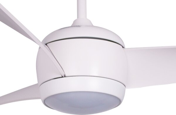 Ventilator LED de tavan Lucci air 512911 AIRFUSION LED/20W/230V lemn/alb + telecomandă