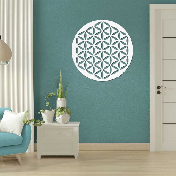 Decorațiune din lemn Floarea Vieții - MILERIO