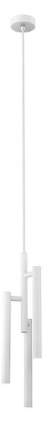 Lustră LED pe cablu Klausen 142036 TUBULAR 3xLED/5W/230V alb