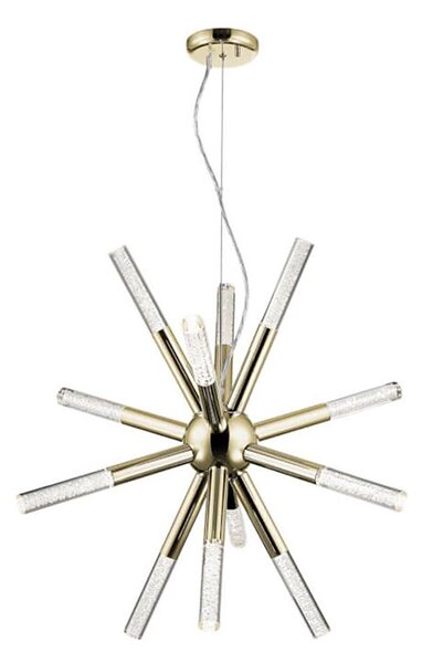 Lustră LED pe cablu Klausen 149000 EIRENE 12xLED/5W/230V auriu