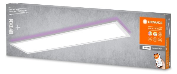 Panou LED RGBW dimabil SMART+ PLANON LED/30W/230V Wi-Fi Ledvance + telecomandă