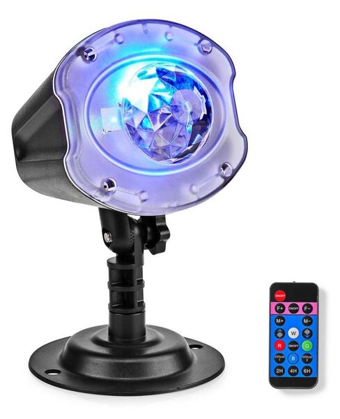 Proiector LED laser 6W/230V IP65 Nedis CLPR3 + telecomandă