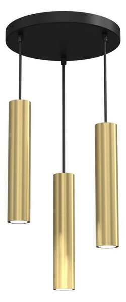 Lustră pe cablu RAITO 3xGU10/8W/230V alamă