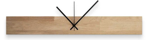 Ceas de stejar în stil scandinav, design minimalist modern | QOGOP