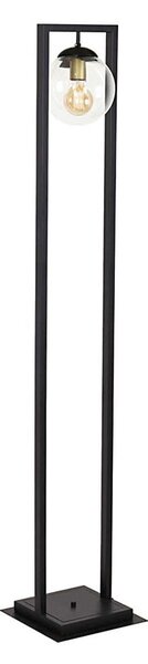 Lampadar REY 1xE27/7W/230V negru Klausen 107003