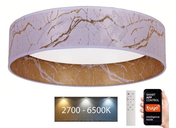 Plafonieră LED dimabilă Brilagi VELVET SMART LED/36W/230V Wi-Fi Tuya + telecomandă