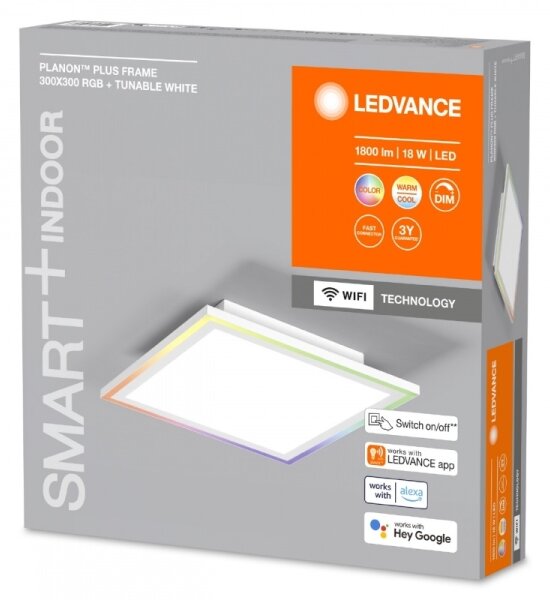 Plafonieră LED RGBW dimabilă SMART+ PLANON LED/18W/230V Wi-Fi Ledvance