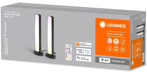 SET 2x lampă LED RGBW dimabilă de masă Ledvance MOOD LIGHT LED/4W/230V + telecomandă