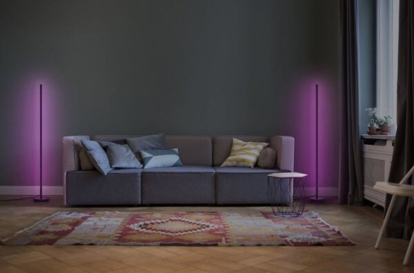 Lampadar LED RGBW dimabil SMART+ FLOOR LED/14W/230V Wi-Fi Ledvance + telecomandă