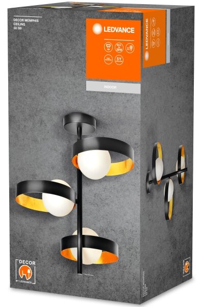 Lustră pe tijă DECOR 3xG9/28W/230V Ledvance