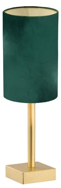 Lampă de masă ABRUZZO 1xE14/7W/230V alamă/verde Argon 8108