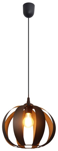 Lustră pe cablu NEWTON 1xE27/15W/230V neagră