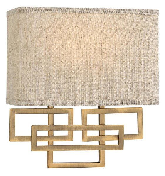 Hinkley HK-LANZA2-BR - Aplică de perete LANZA, 2xE14/40W/230V, finisaj bronz