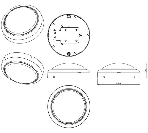 Aplică LED PROJECTLINE LED/15W/230V IP65 Philips
