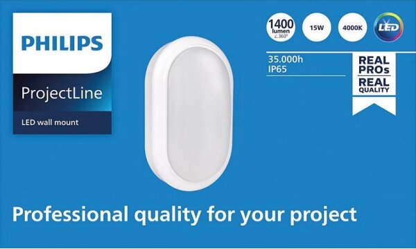 Aplică LED PROJECTLINE LED/15W/230V IP65 Philips