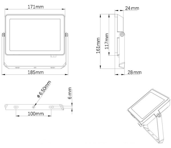 Proiector LED de exterior PROJECTLINE LED/30W/230V IP65 4000K Philips
