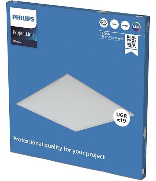 Philips PROJECTLINE LED panel 36W 230V, 59,5x59,5 cm, podhledový