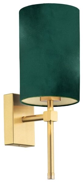 Lampă de masă ABRUZZO 1xE14/7W/230V alamă/verde Argon 8109