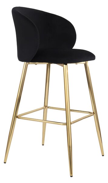 Scaun de bar Ganta Gold negru