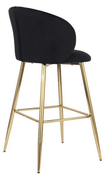 Scaun de bar Ganta Gold negru