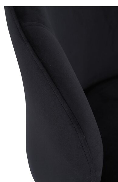 Scaun Ganta Black negru/auriu