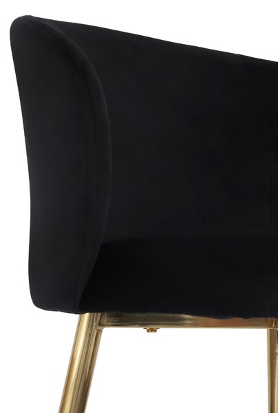 Scaun de bar Ganta Gold negru