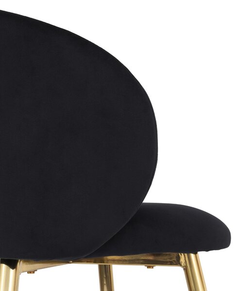 Scaun de bar Ganta Gold negru